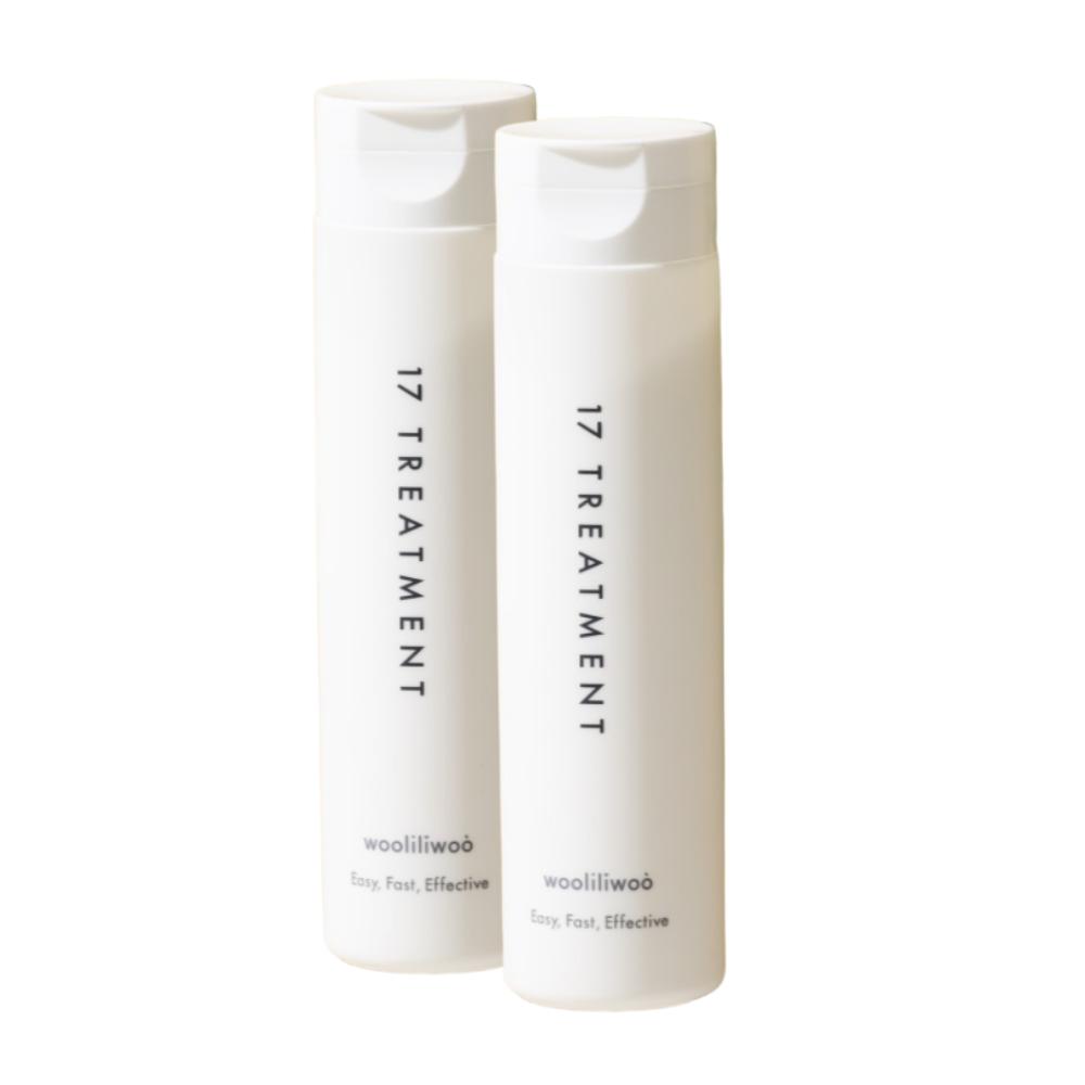 Wooliliwoo 17 Hair Treatment Intensive Repair & Moisturizing Care 250ml x2