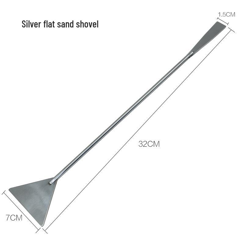 Aquatic Plant Trimming Kit: Stainless Steel Tweezers, Scissors, Clips, Flat Sand Shovel, Algae Scraper, Fish Tank Cleaning Supplies