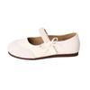 Literary Style Mary Jane Women's Baotou Spring and Summer Outer Wear 2025 New Pearl Belt Bow Buckle Flat Women's Shoes