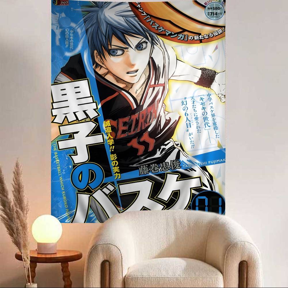 Japanese Anime Kuroko No Basket Cartoon Tapestry Bohemian Wall Tapestries Mandala Home Decor