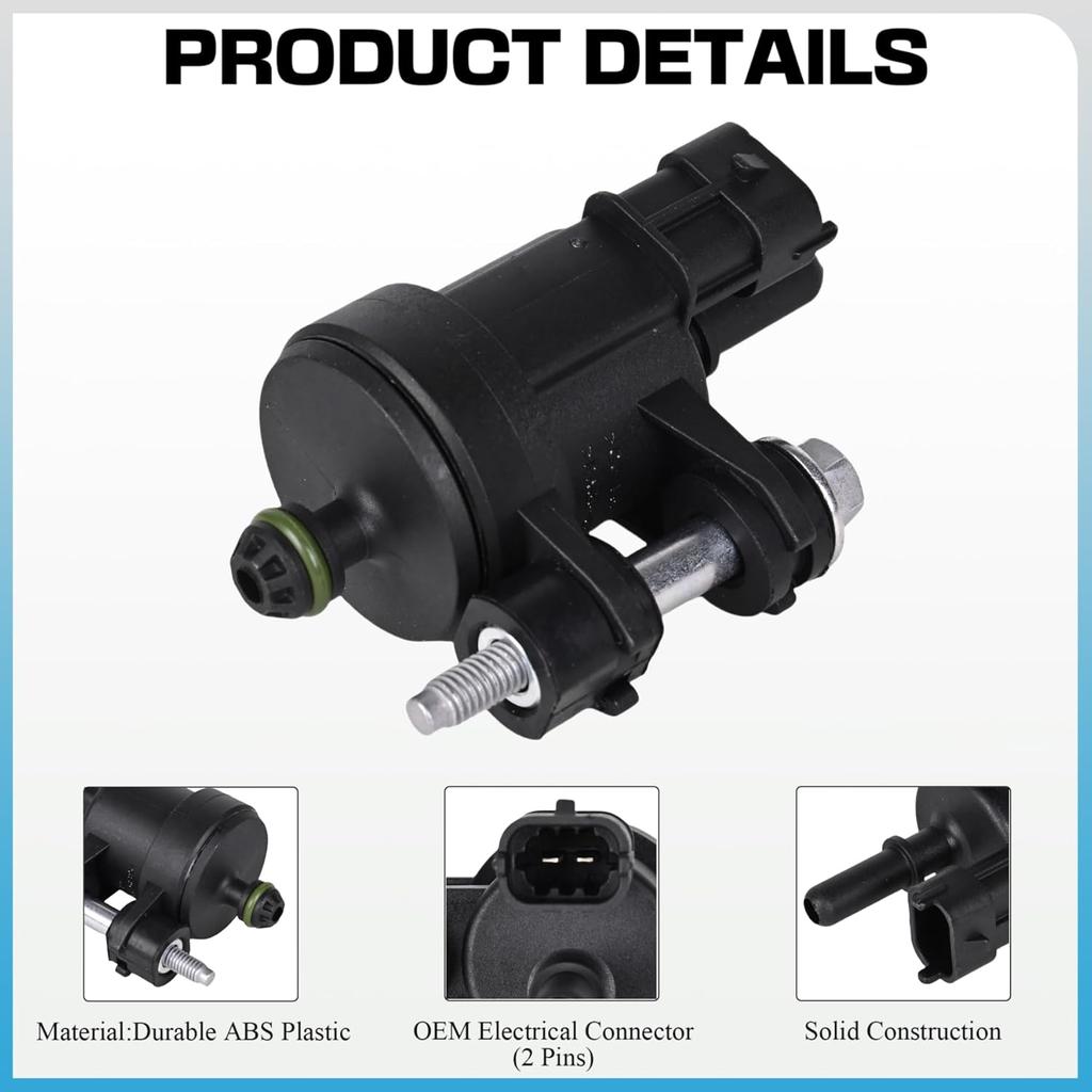 Vapor Canister Purge Valve - Compatible With Buick Enclave LaCrosse Cadillac ATS CTS SRX XTS Chevy Caprice Equinox Impala GMC Acadia Canyon Terrain -