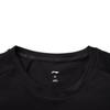 Li-Ning Comfortable Breathable Round Neck Versatile Short Sleeve T-Shirt Men Tops Black ATSV585-6