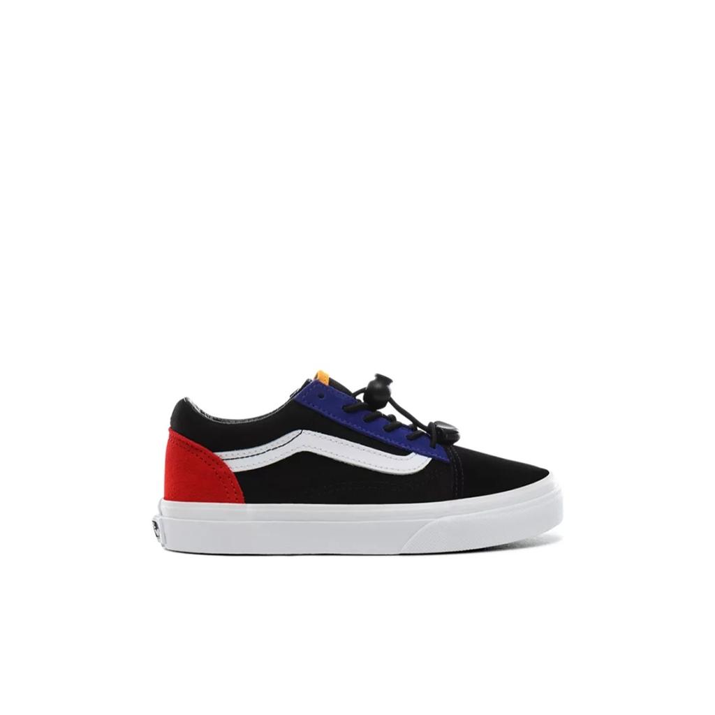 Vans Old Skool Series Comfortable Casual Low Top Kids Skate Shoes Kids Sneakers Black Red VN0A4BUUTZ3