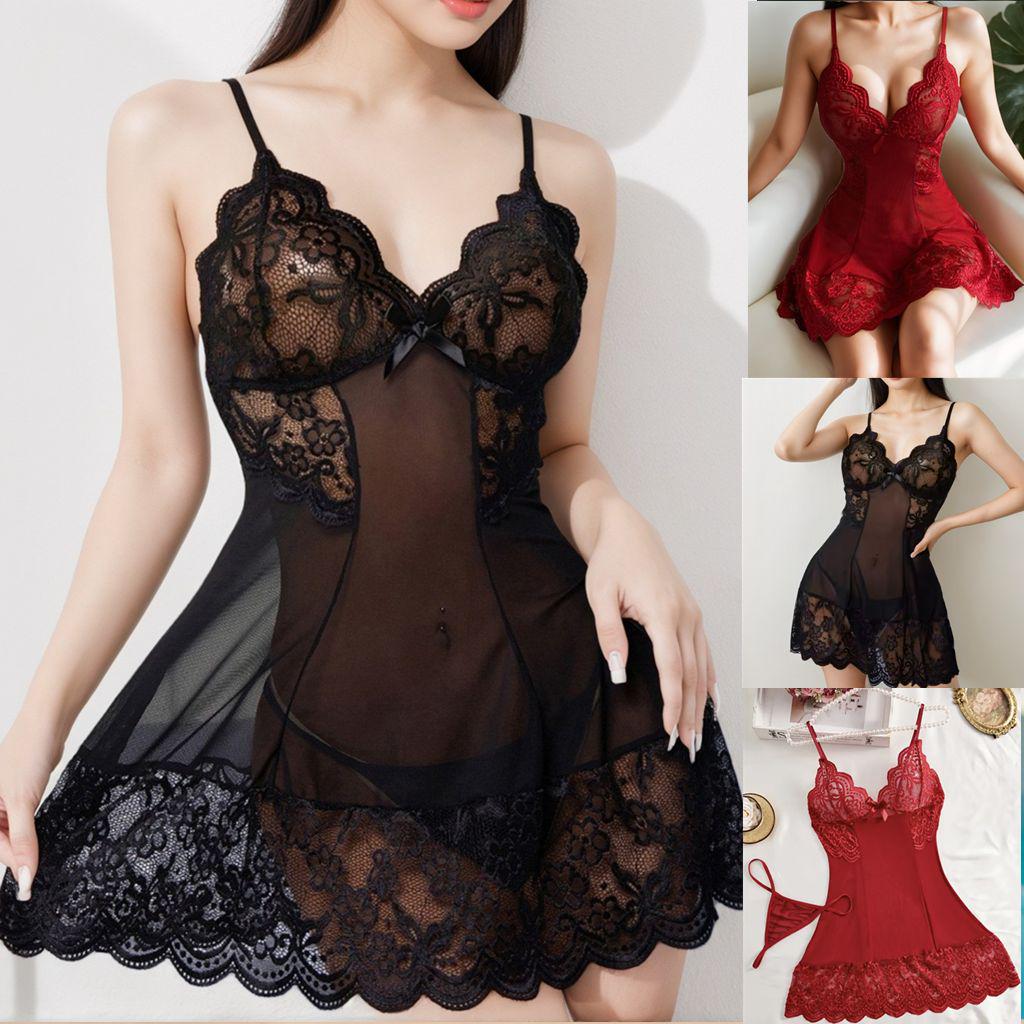 Asian Lace Nightgown – Flirty Seductive Style