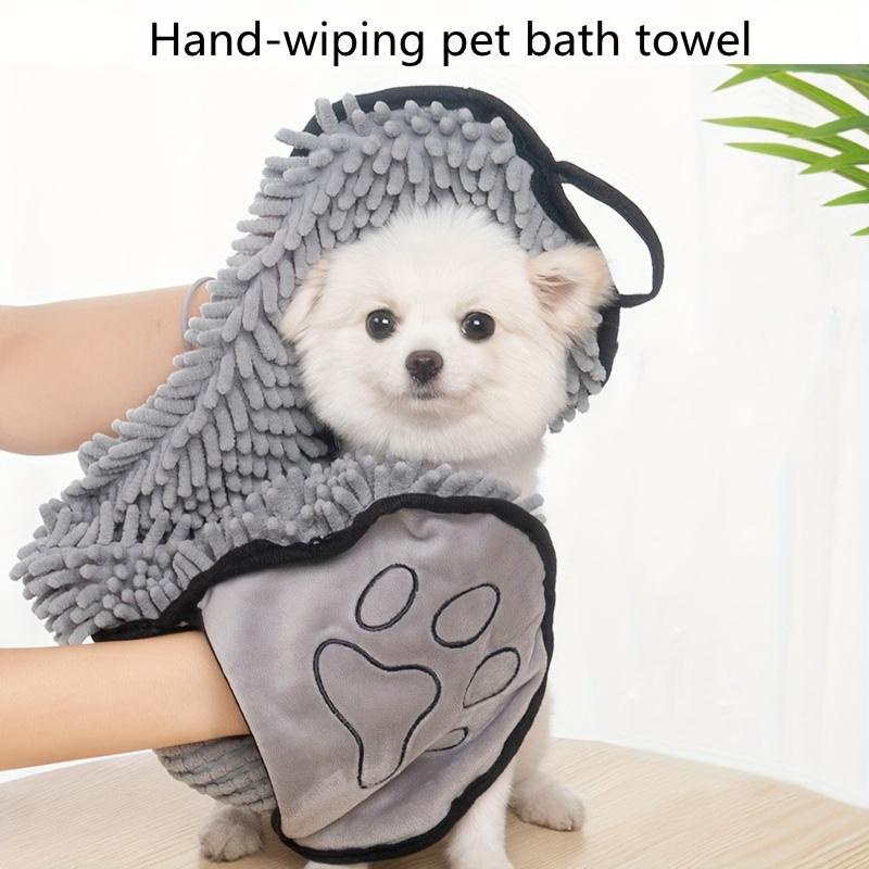 Non-Toxic Super Absorbent Big Puppy Pet Dog Towel Bathrobe Bath Towels Quick-Drying Cat Bath Towel Bath Supplies Dog Towel Microfiber