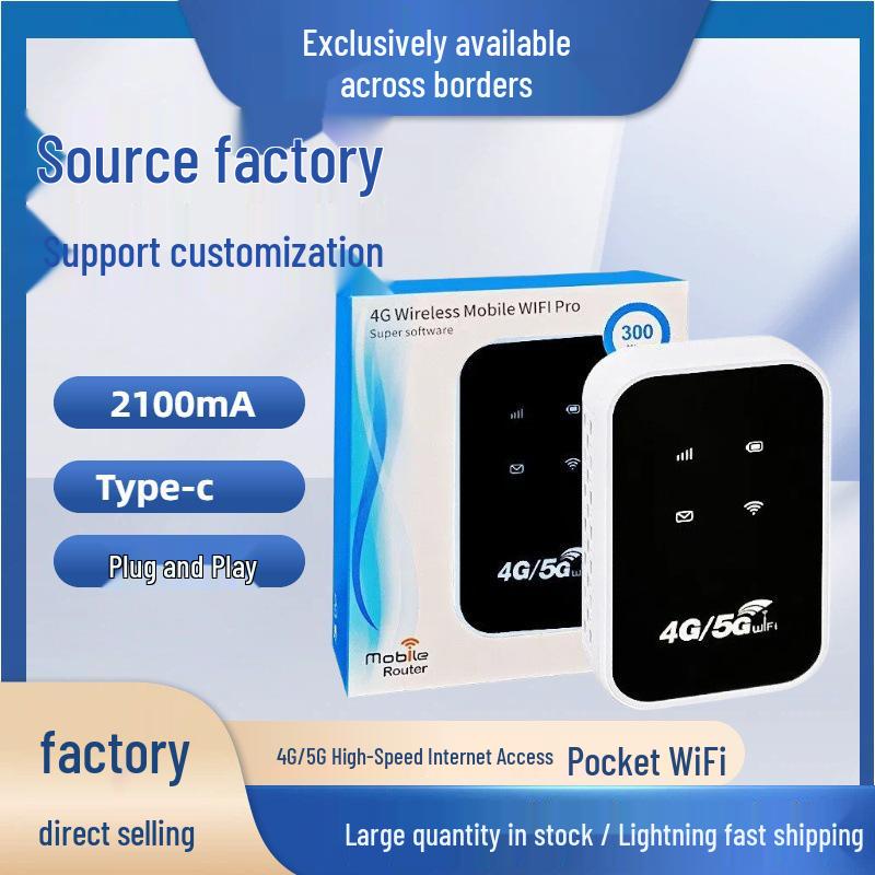 MF800 Tragbarer 4G LTE WiFi Auto-Router - Schwarz, Modell H806