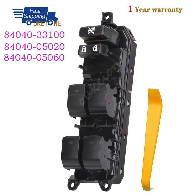 

84040-33100 For Toyota Camry Land Cruiser Prius Venza Lexus Front Left Electric Power Window Door Master Switch Car Accessories