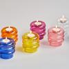 Modern Coloful Glass Candleholder Creative Taper Holders Nordic Home Restaurant Decorations Party Table Centerpiece