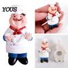 Kitchen Refrigerator Magnet 3D Cartoon Chef Magnet, Resin Baker Decorative Fridge Note Holders Memo Notes Photo Holder for Home Decor Family Magnets