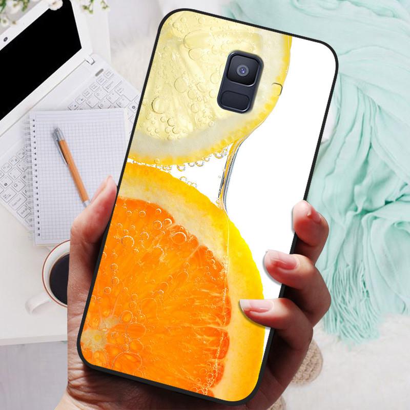 Für Samsung Galaxy A8 Plus 2018 Hülle Schwarze Abdeckung Löwe Wolf Silikon Weiche Rückseite Hüllen Für Samsung A8 2018 A530 A530F Handyhülle