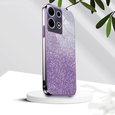 Luxury Gradient Glitter Plating Case On For Infinix Note 30 Note30 Hot 30 30i 40 40i 20 11 10 12 G96 VIP Pro Silicone Back Cover