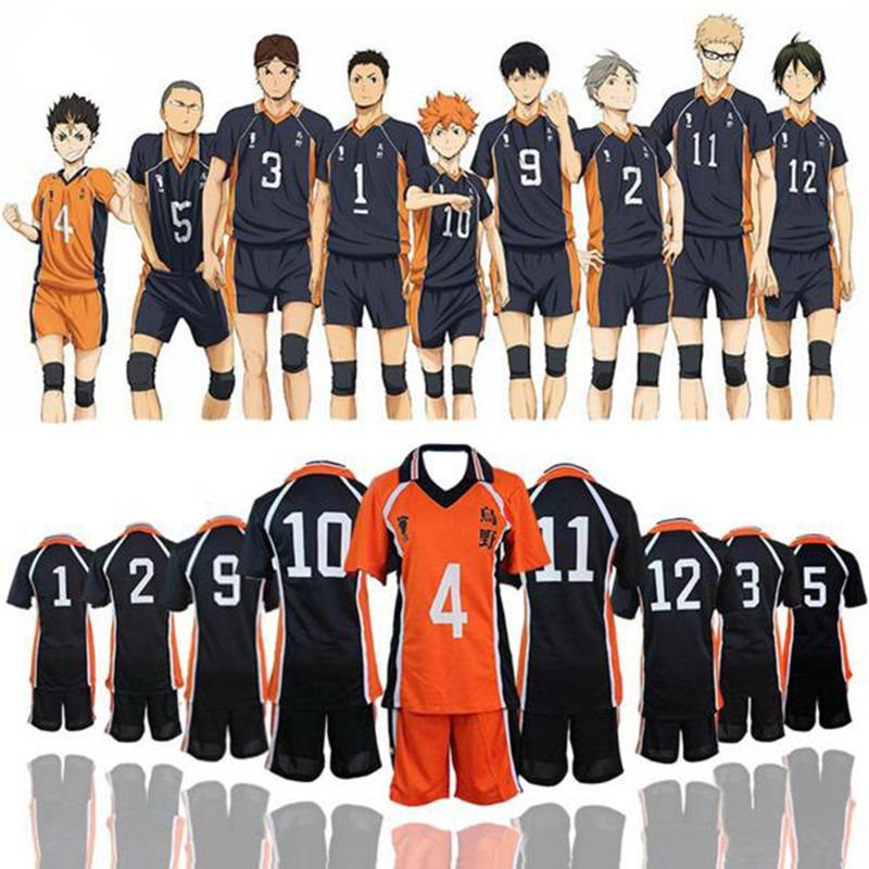 Volleyball less college jersey set cosplay animation periphery short sleeve basketball