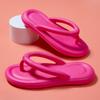 Flip-flops women's new summer angle flat bottom outdoor beach wear couple EVA men's drag