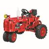 Classic Tractor Model Engineering Vehicle Puzzle Toys Red Tractor Building Blocks Set Children's Holiday Gift Stylish Appearance Practical Daily Use