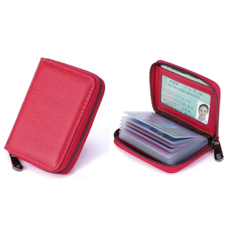 

Обкладинка для власника ідентифікаційної картки Чехол для монет Нові тримачі для карток на 20 слотів ПУ Бізнес-банк Кредитний автобус Гаманці з захистом від розмагнічування Сумка-Органайзер червоний