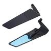 Sturdy Metal Motorcycle Mirrors With Anti scowl Blue Lens And flexible Adjustment For Custom Fit