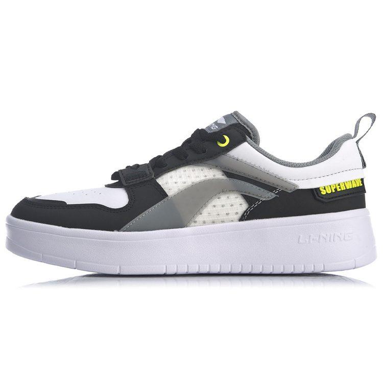 Li Ning Wave SUPERWAVE Lite Superwave Lite Slip Resistant Abrasion Resistant Low Top Skateboard Shoes Men's AGCQ063-3