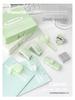 Four-Leaf Clover Mini Tool Box: Stationery Set with Stapler, Hole Punch & Marker
