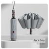 Mechanical Handle Umbrella, Fully Automatic, Enlarged, Reinforced, Thickened, Windproof, Heavy Rain Special Folding Umbrella for Men