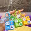 DIY Keyboard Stress Relief Keychain Cartoon Mechanical Keyboard Tester New Fidget Toys