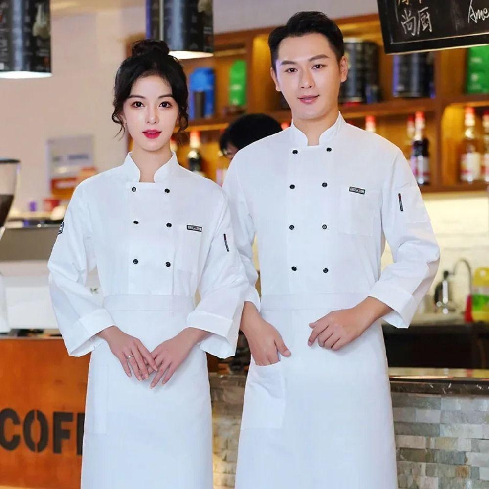 Short Sleeved Chef Uniform Breathable Mesh Chef's Suit Chef Work Clothes  Cake Room