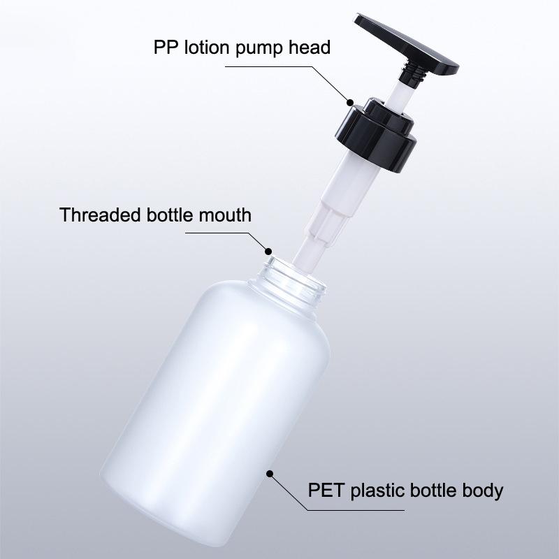 1Pcs Refillable Empty Shampoo Conditioner Body Wash Dispenser 300/500Ml Container Bathroom Soap Bottle Shower Pump Liquid Soap