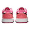 Air Jordan 1 Low GS White Pinksicle Kids Sneakers Black 553560-162
