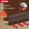Silicone Door Draft and Soundproofing Strip - Windproof, Theft-Resistant, Bottom Gap Sealer for Entrance Doors.
