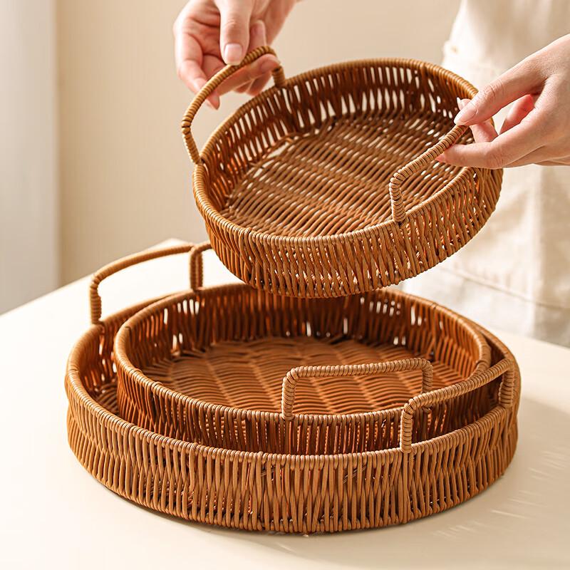 Zhaoran Round Stone Snack & Fruit Tray