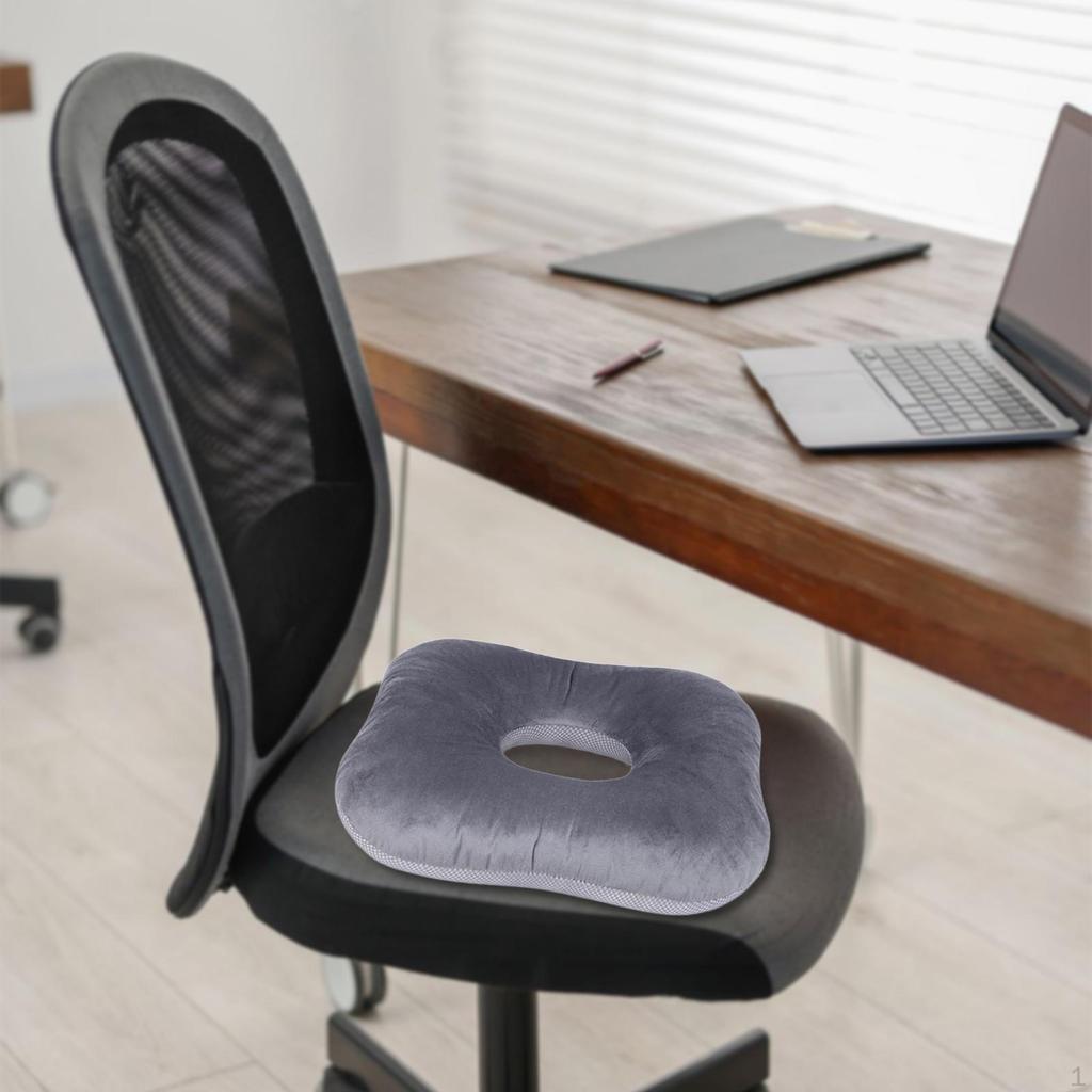 Bed Sore Cushion Donut Pillow Comfort Seat for Long Travel Office Home Sofa