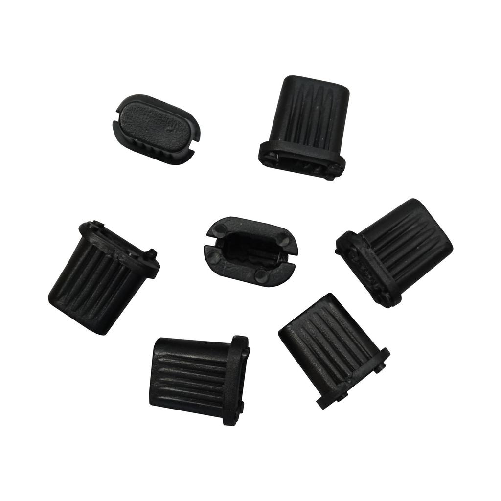 ESC ECF5035 10 Pieces Side Moulding Clip BLACK 7703081185-699796 for Renault Megane Kangoo Clio Peugeot Citroen Dacia Opel