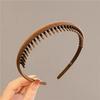 Velours Antislip Getande Hoofdband voor Vrouwen: Herfst/Winter Haarclip voor Gezichtswas, Pony Controle en Frizz Taming