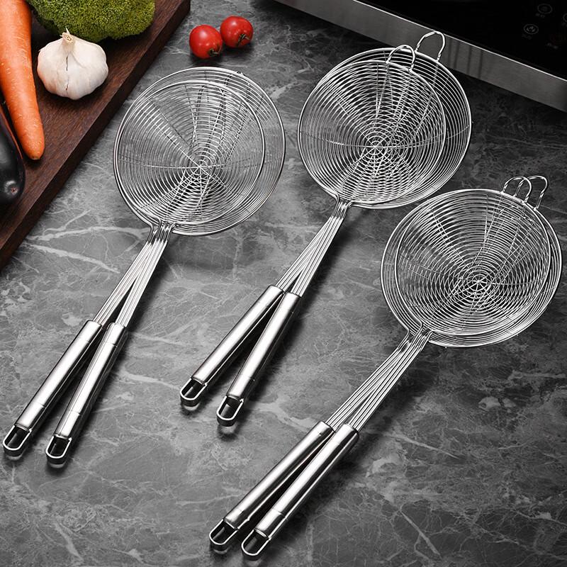 ZISIZ Stainless Steel Hot Pot Strainer Spoon