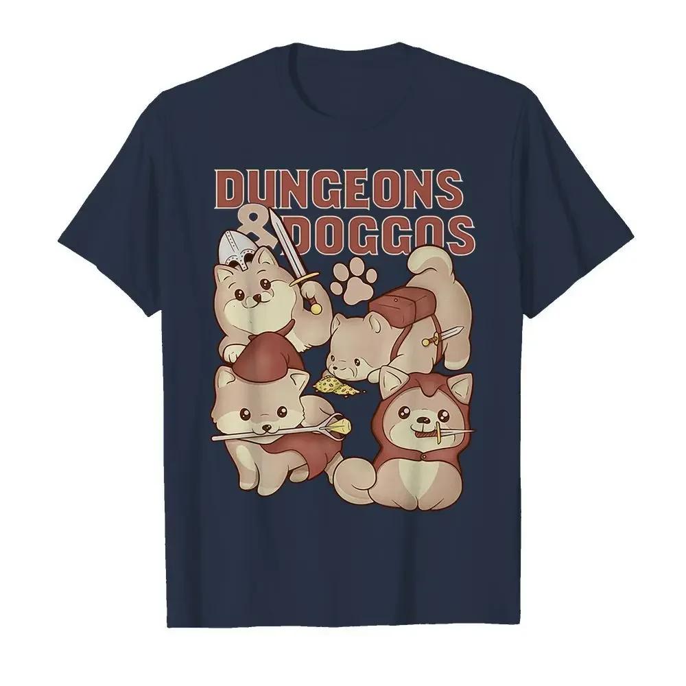 

Dungeons Doggos TShirt 100 Cotton ONeck Summer Short Sleeve Casual Mens Tshirt Size S3XL 4XL