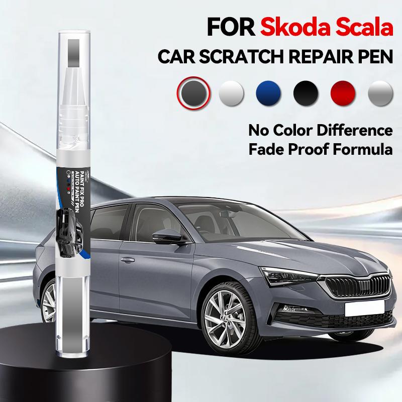 

OPRTAMG Hot Purpose Vehicle Car Paint Repair Pen For 2018-2025 Skoda Scala Paint Scratch Repair Accessories Silver 8E White 9P 2