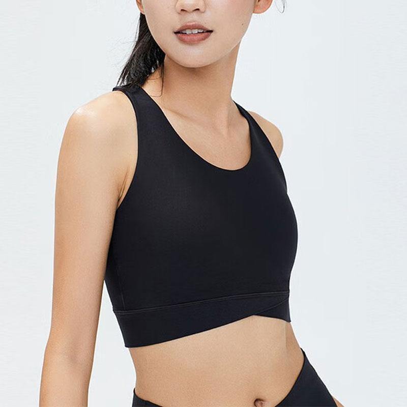 Anta Training Series Solid Color Yoga Fitness Sports Underwear Women Underwear Black 962337104-4