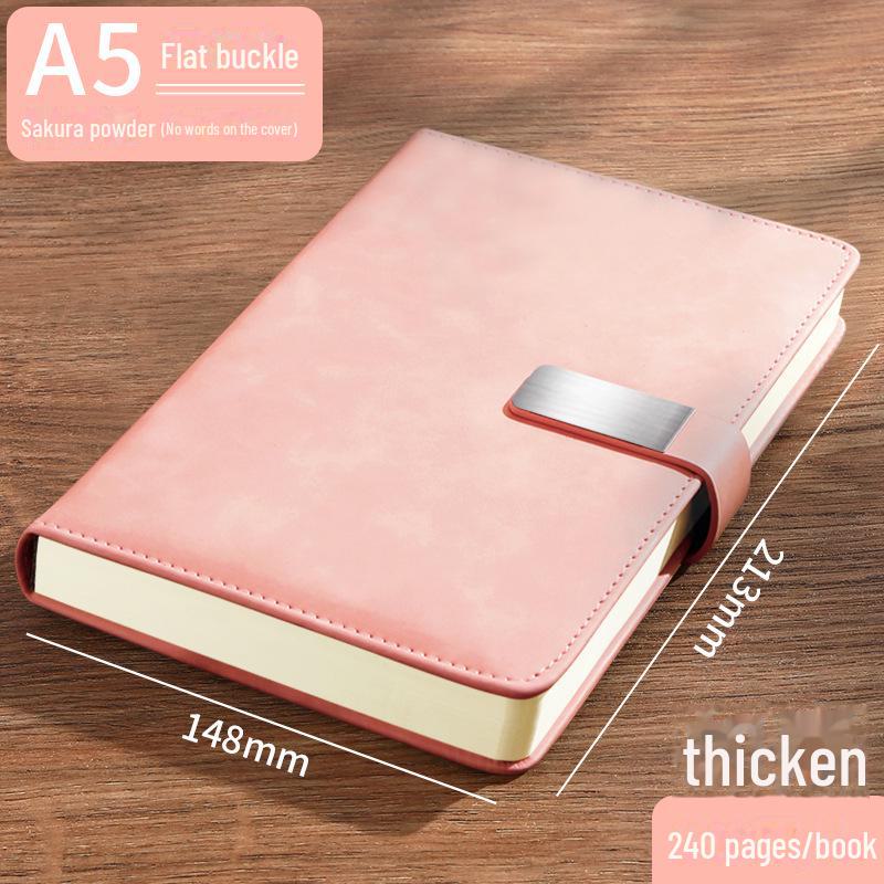 Customized A5 Thickened Notepad with Creative Buckle and Logo for Business