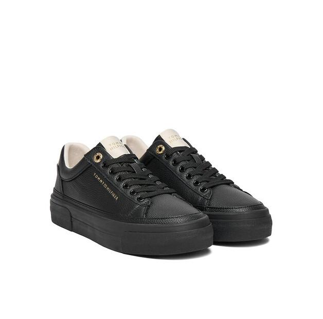 Tommy Hilfiger Th Platform Sneaker Tumbled Ltr