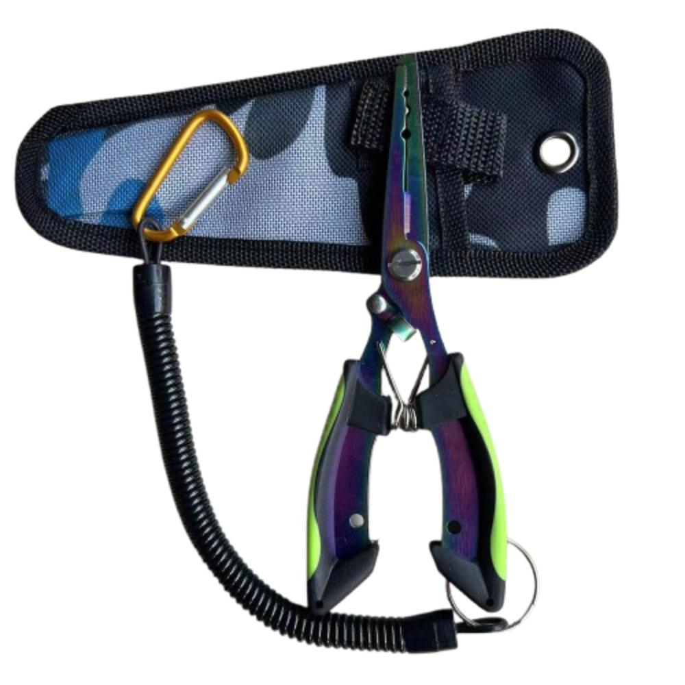 1 Set Portable Stainless Steel Hook Cutter Hook Remover Fish Lip Gripper Pliers Fishing Gear