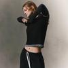 Only Women's Layered Color Block Round Neck Knit Sweater