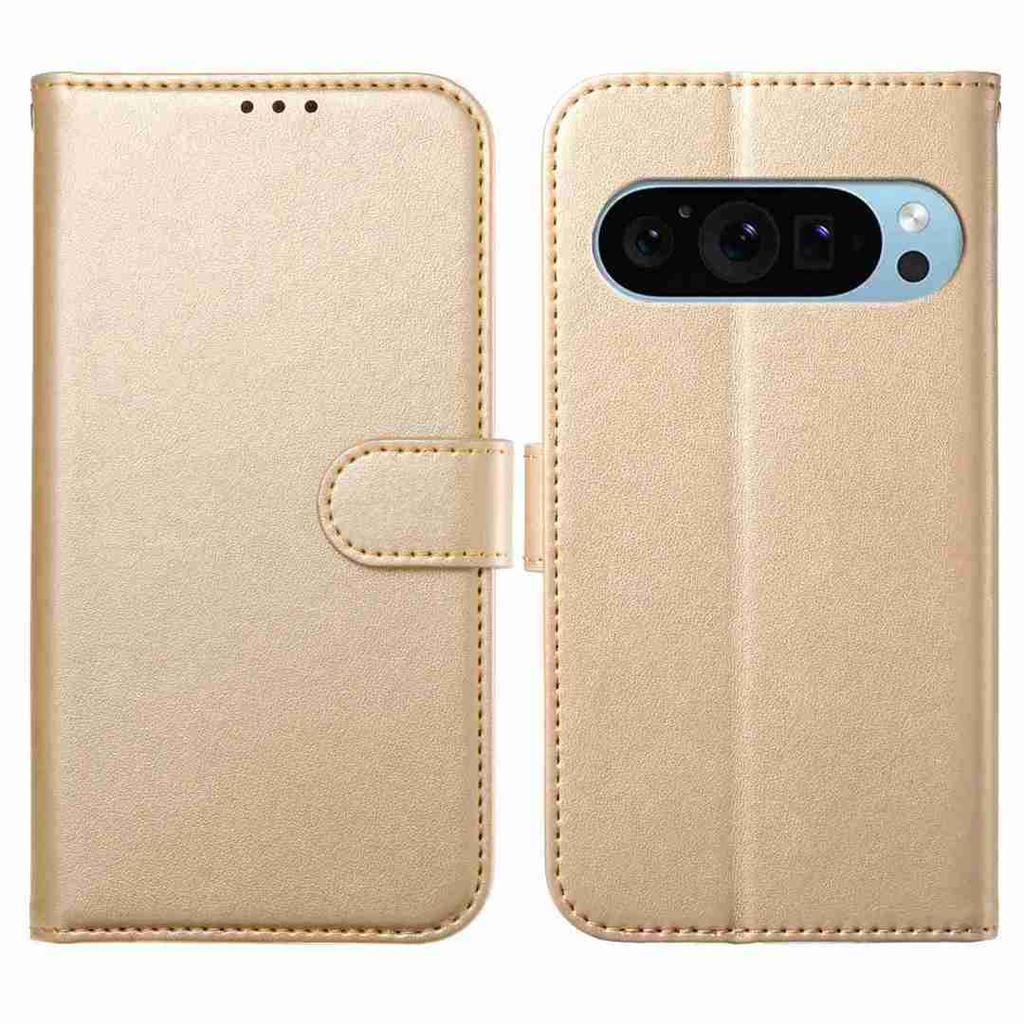 Case for Google Pixel 6-Pixel 10 series...Lambskin Leather Wallet Style Phone Case, Multi-Card Slots & Stand, Shockproof Protective Cover (10 Colors)