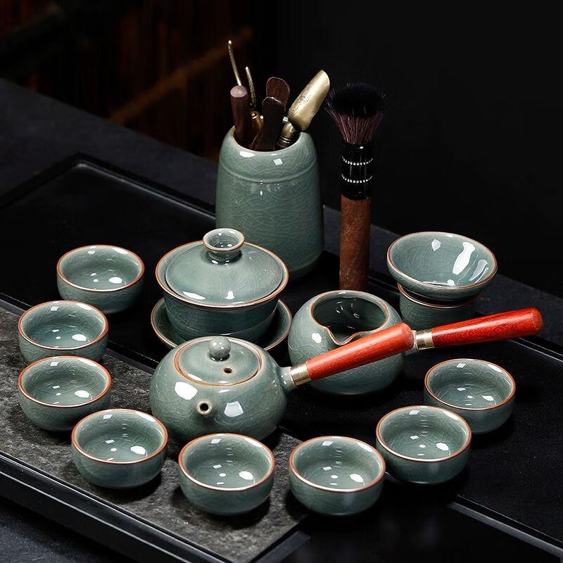 Qiu Qiao Ge Kiln Ceramic Kung Fu Tea Set