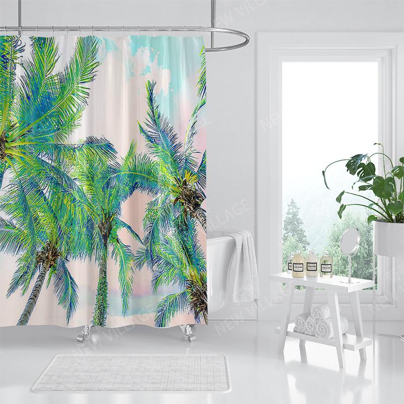 Waterproof fabric shower curtains Bathroom curtain accessories Bath curtain for shower 180x200cm 240*200 anime boho decoration