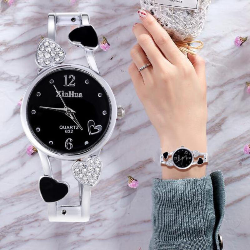 A Watch Xinhua Women's Bracelet Watch Fashion Versatile Women's Watch Diamond Quartz Watch