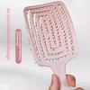 Volumizing Hair Brush for High Crown and Scalp Massage, Bent Rake Comb for Detangling Curly Hair, Cleaning & Styling Tool