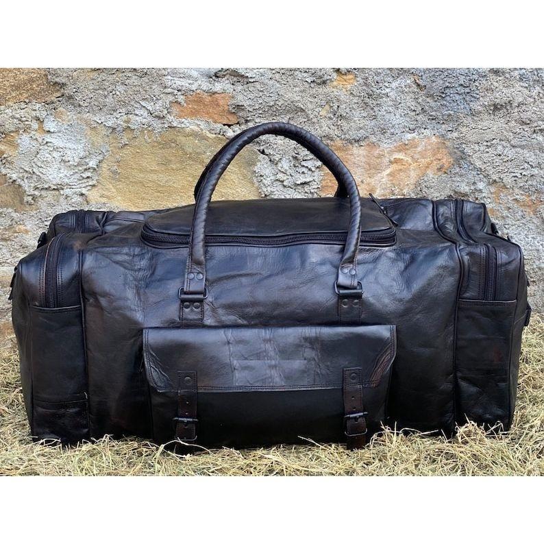 Leather Duffel Bag Gym Bag Overnight Duffel Bag Traveler Bag Luggage Bag Best For Boys
