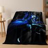 3D D-Devil May Cry DMC Games Vergil Dante Flannel Blanket,Warm and Cozy Soft Throw Blanket for Home Bedroom Bed Sofa Kid Gift