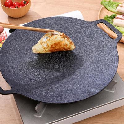 Cassette Furnace Induction Cooker Non Stick Barbecue Plate Korean Style Barbecue Pot Baking Tray Plate Iron Plate Baking