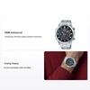 Edifice 100M Waterproof Quartz Watch Stainless Steel Band Men Watches Black EQW-T630YD-1A