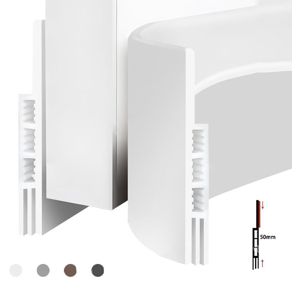 Soundproof Door Bottom Sealing Strip Silicone Weather Stripping Draught Excluder  Bedroom